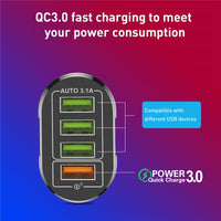 10 x 48W USB Charger Fast Charge QC 3.0