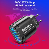 10 x 48W USB Charger Fast Charge QC 3.0