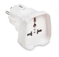 20x Adapter International/Schuko à 6.90.-CHF/Pc.